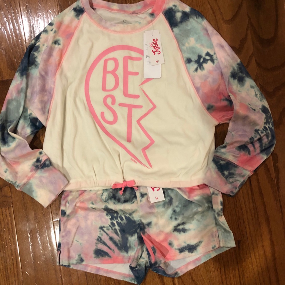 Girls justice pj set